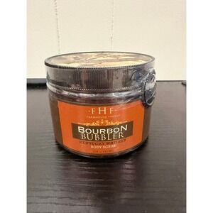 FarmHouse Fresh Bourbon Bubbler Kentucky Whiskey Body Scrub 13.6 oz New Sealed